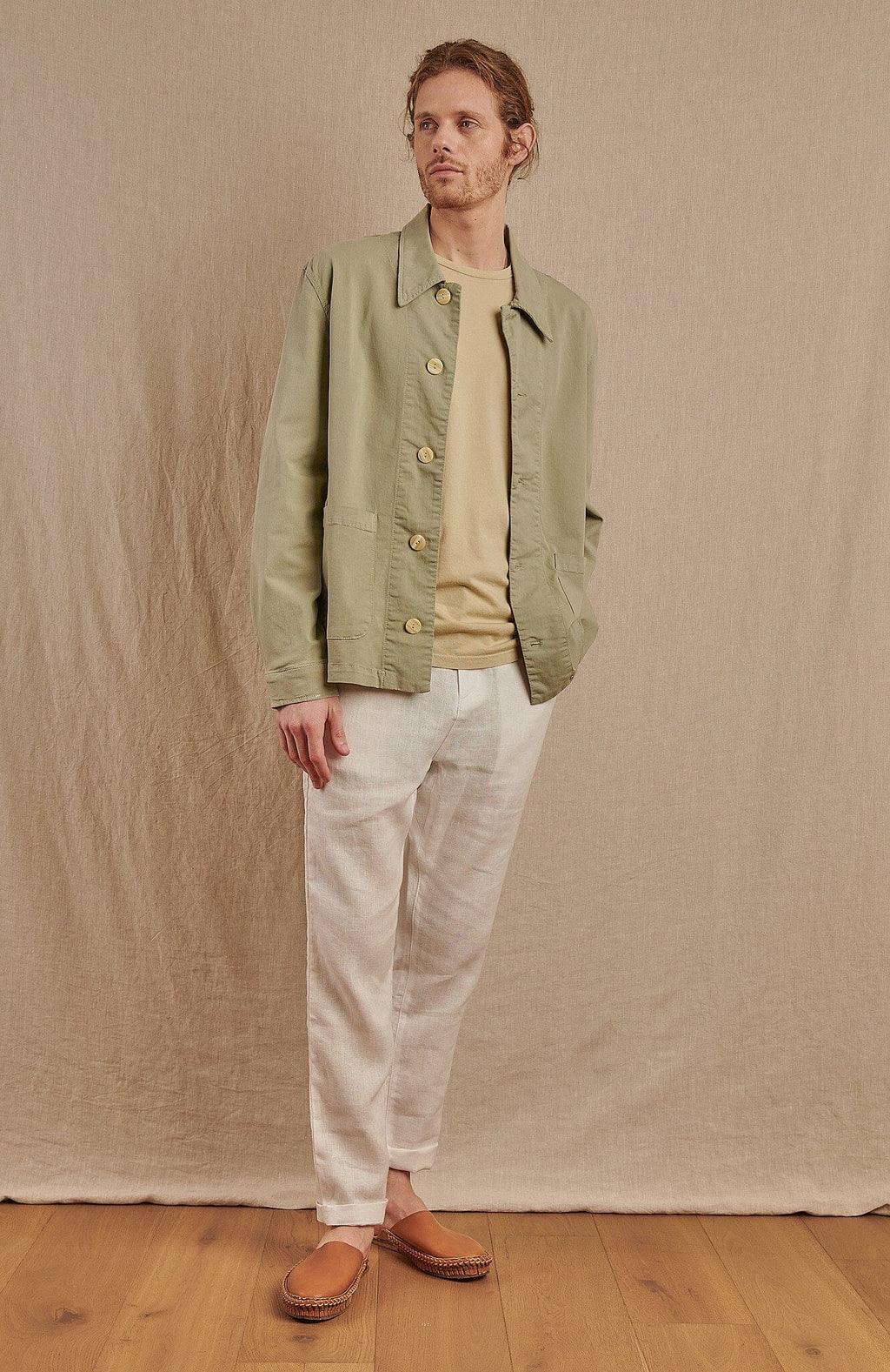 Santos Jacket in Japanese Twill