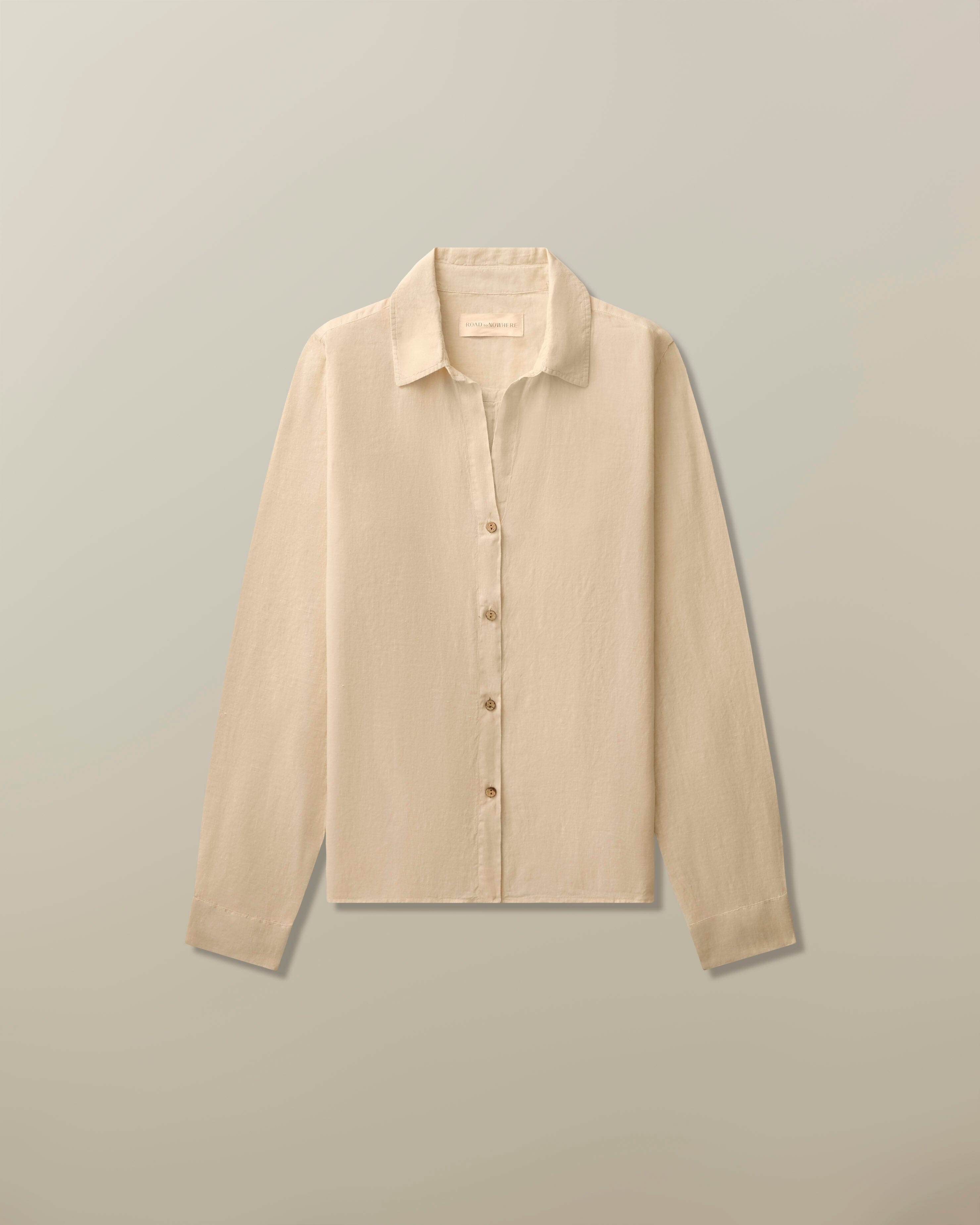 Mila Shirt in Garment Dyed Linen