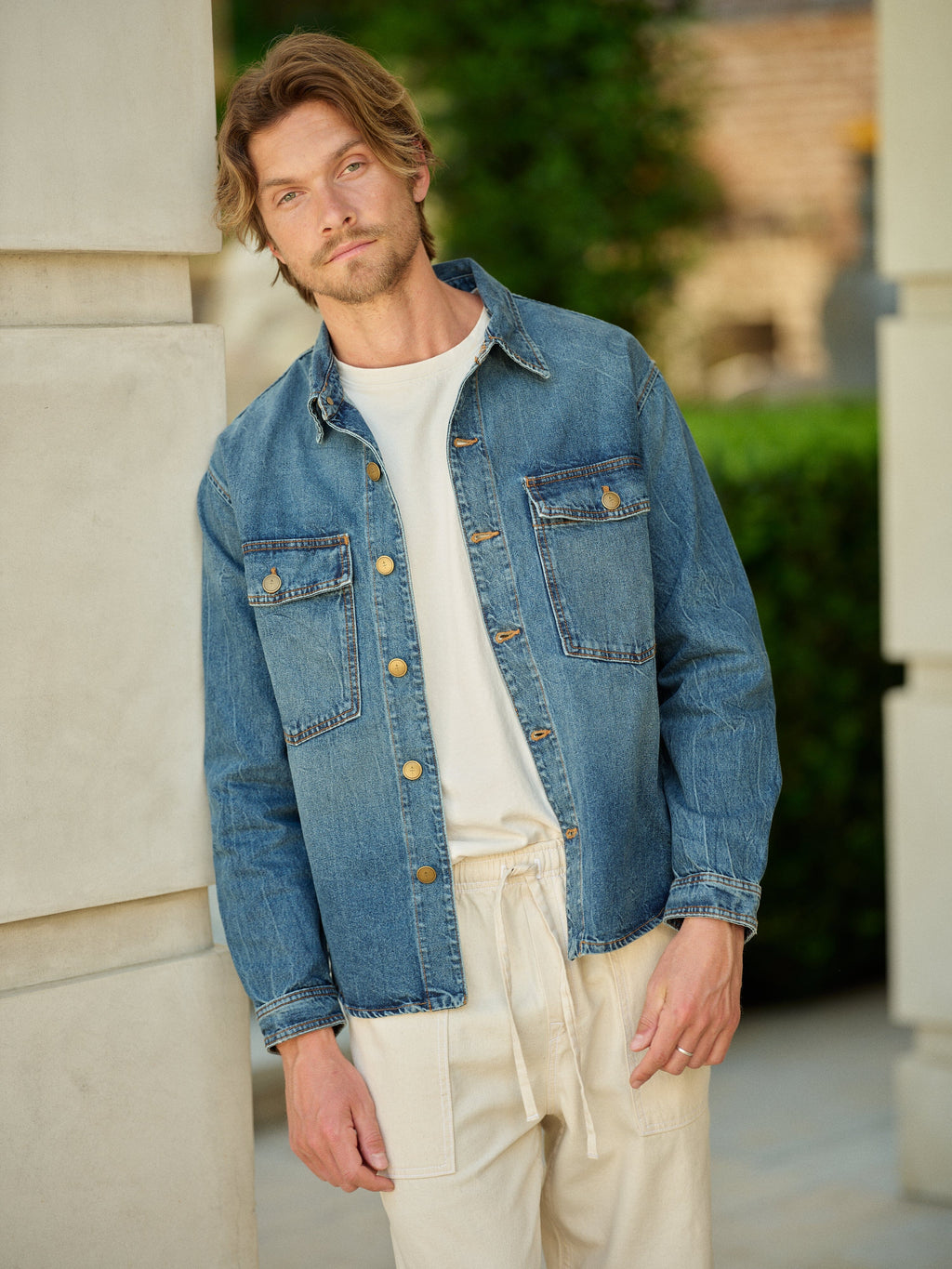 Noah Overshirt in Japanese Denim