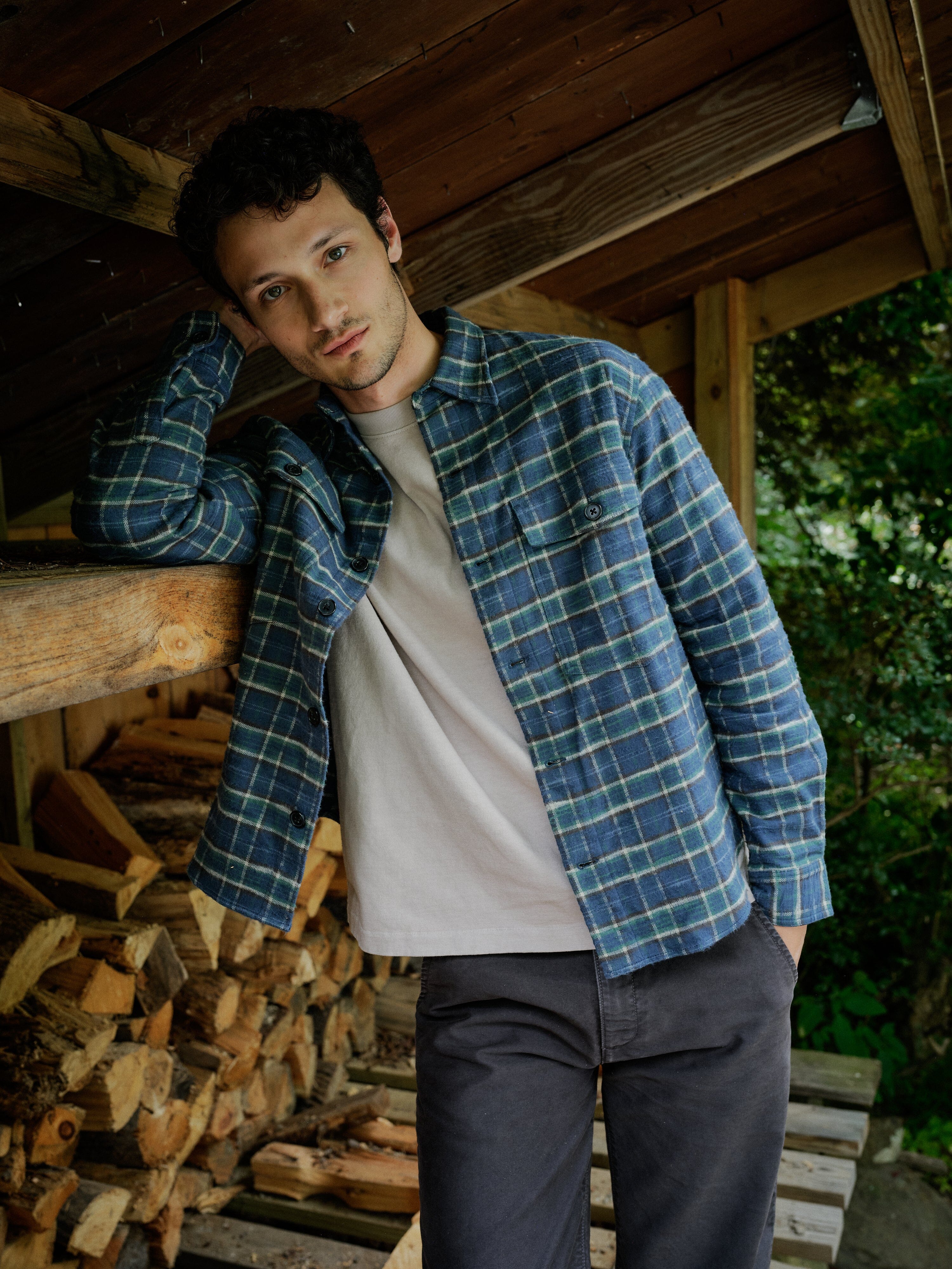 Noah Overshirt in Japanese Flannel