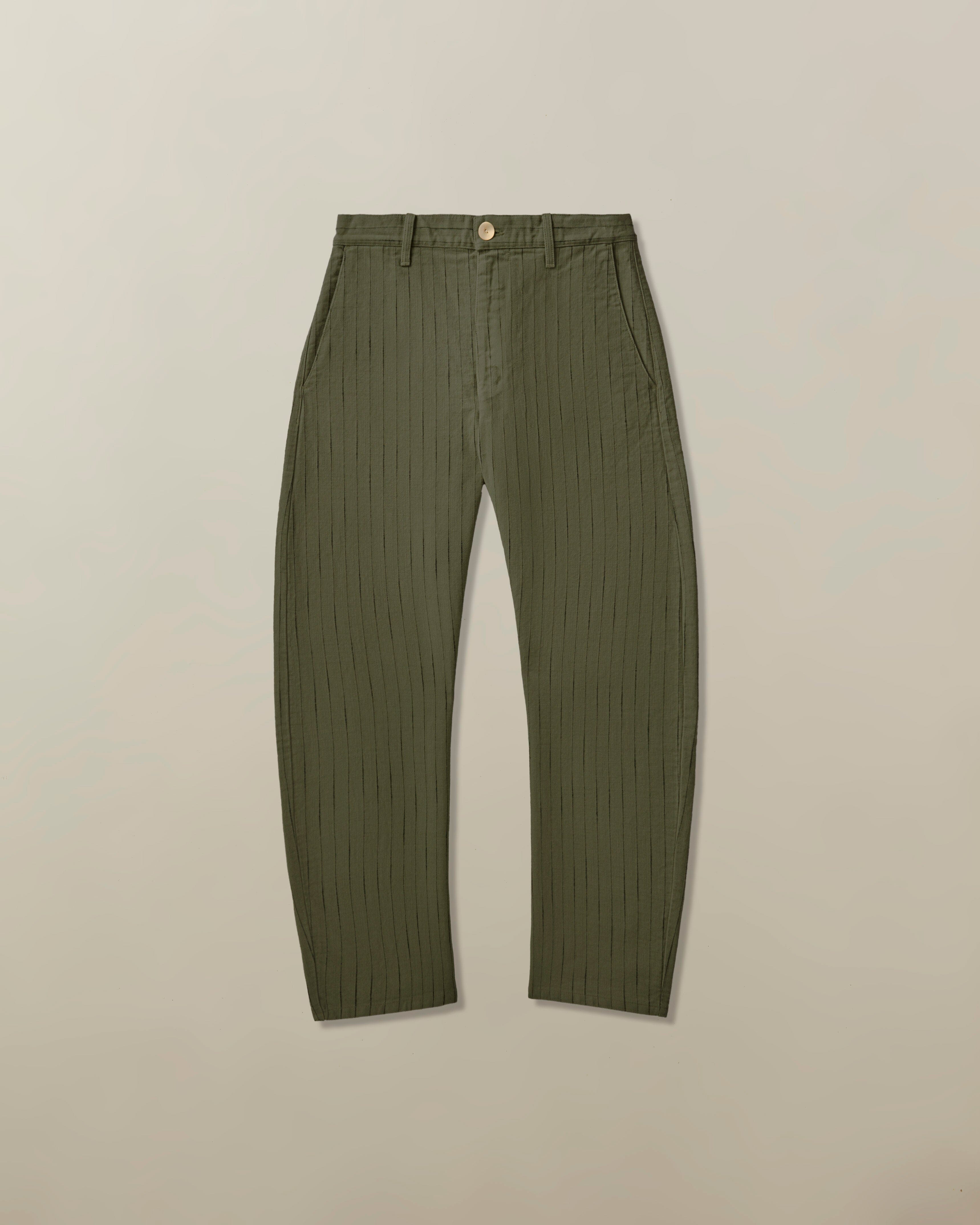 Pilon Pant in Cotton Stripe
