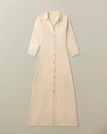 Puglia Dress in Garment Dyed Linen