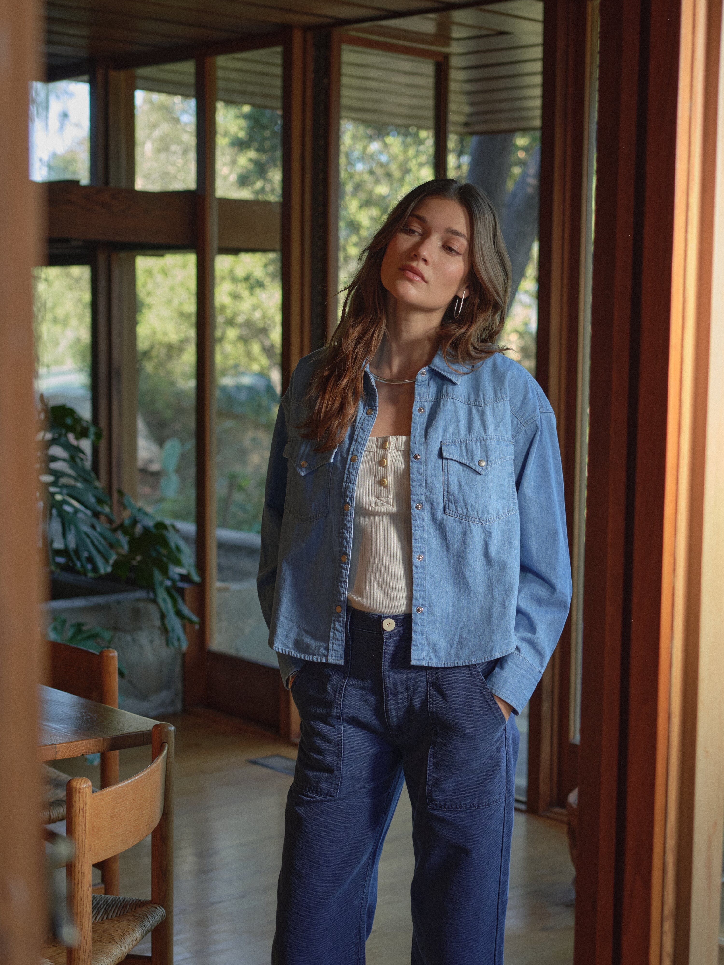 Riley Western Denim Shirt