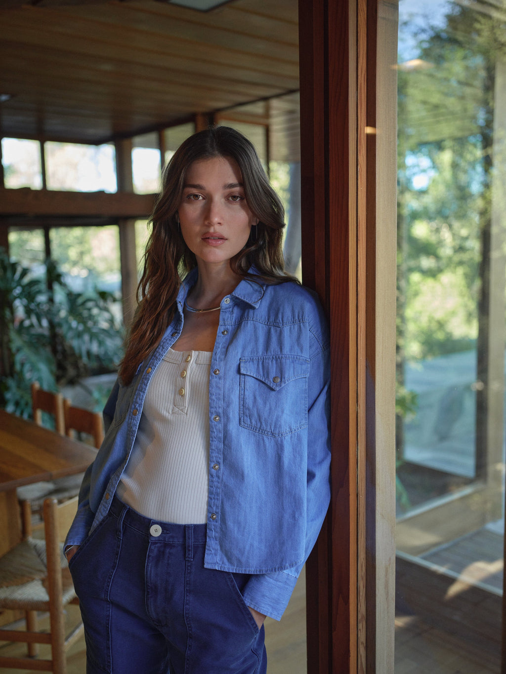 Riley Western Denim Shirt