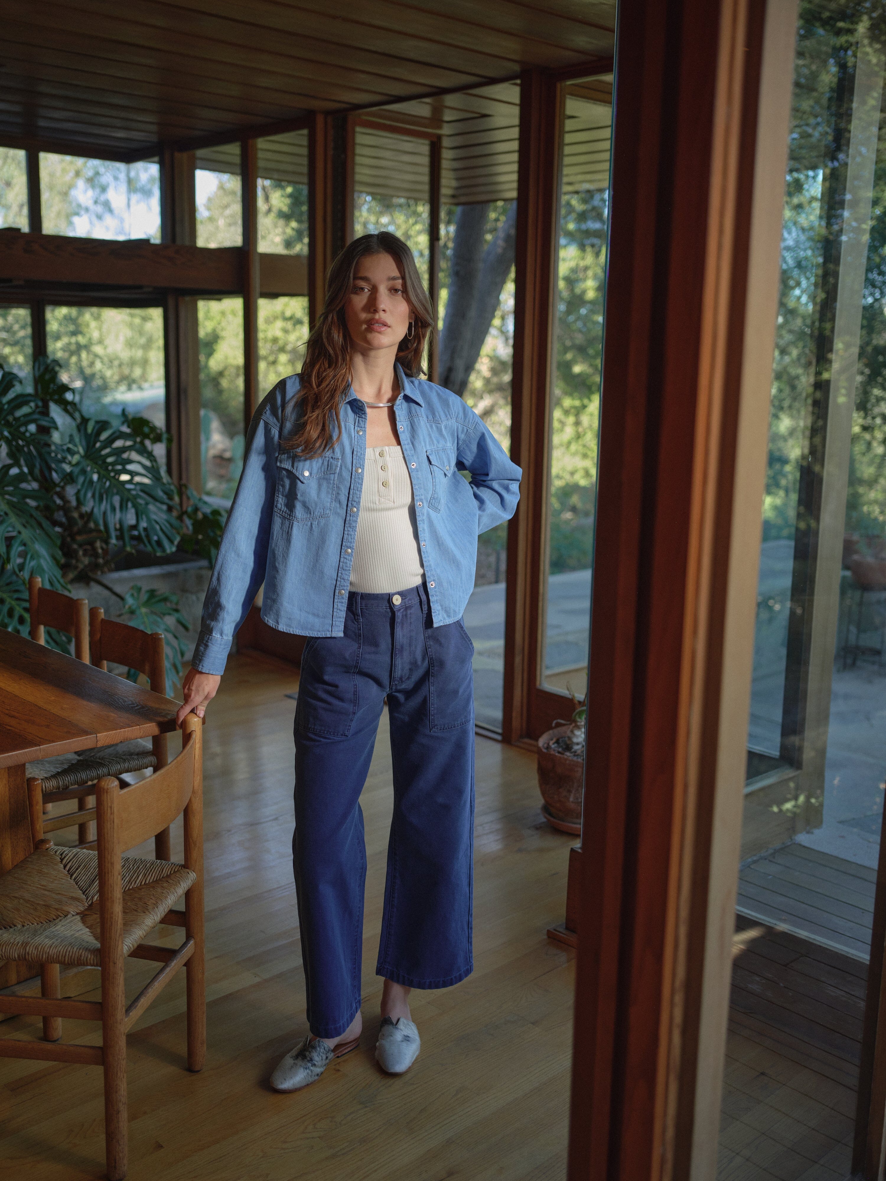 Riley Western Denim Shirt