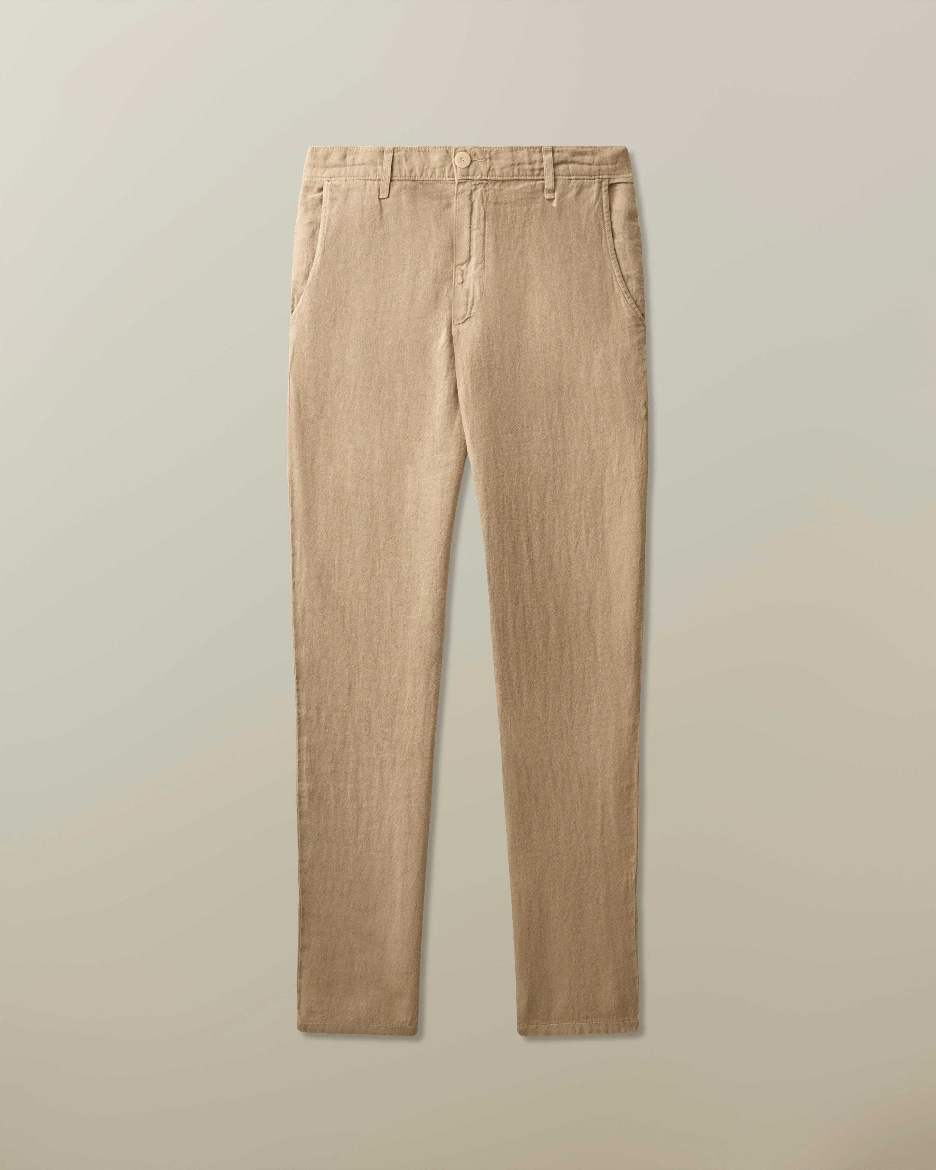 Tonga Trouser in Garment Dyed Linen