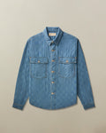 Noah Overshirt in Patchwork Denim