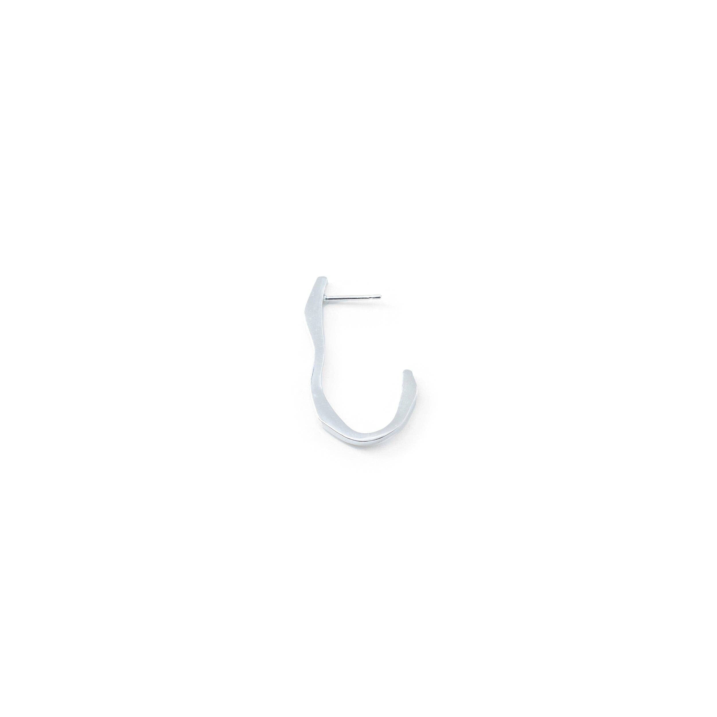 Mana Made Jewlery - Wave Hoop Earrings