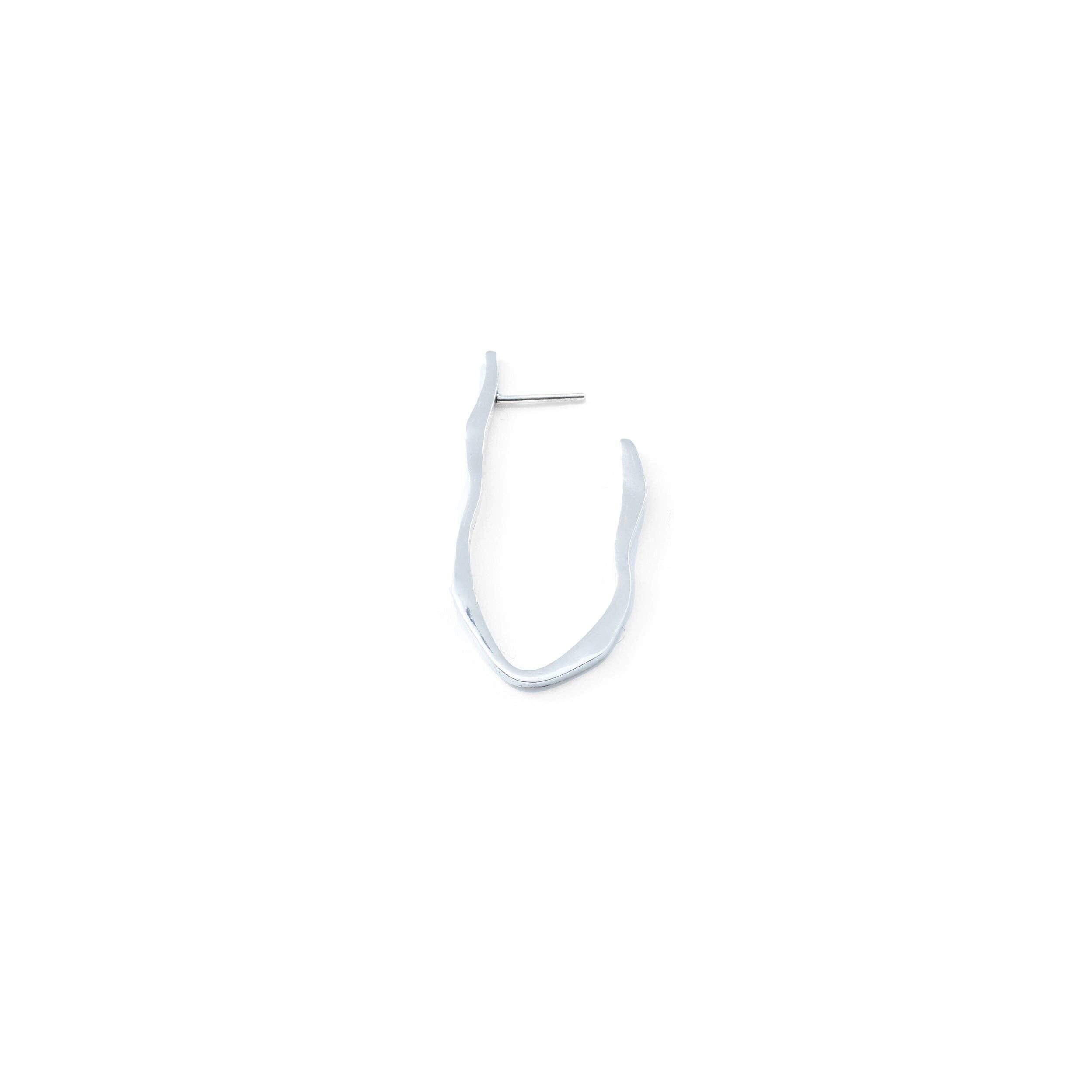 Mana Made Jewlery - Wave Hoop Earrings
