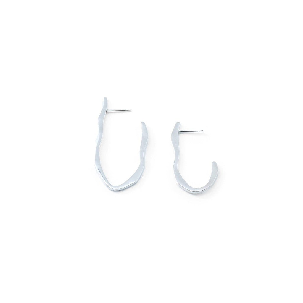 Mana Made Jewlery - Wave Hoop Earrings