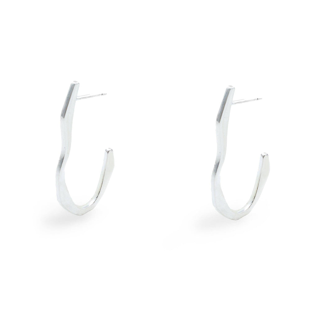 Mana Made Jewlery - Wave Hoop Earrings
