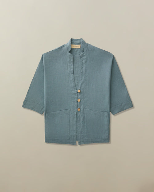 Aoki Jacket in Garment Dyed Linen