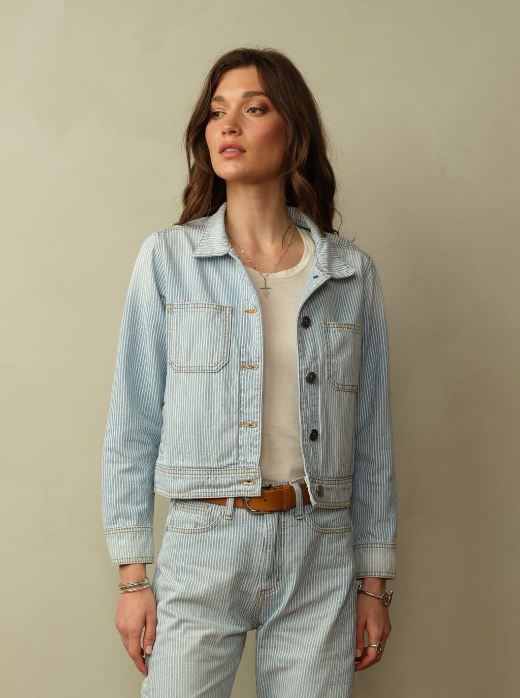 Cody Jacket in Railroad Denim