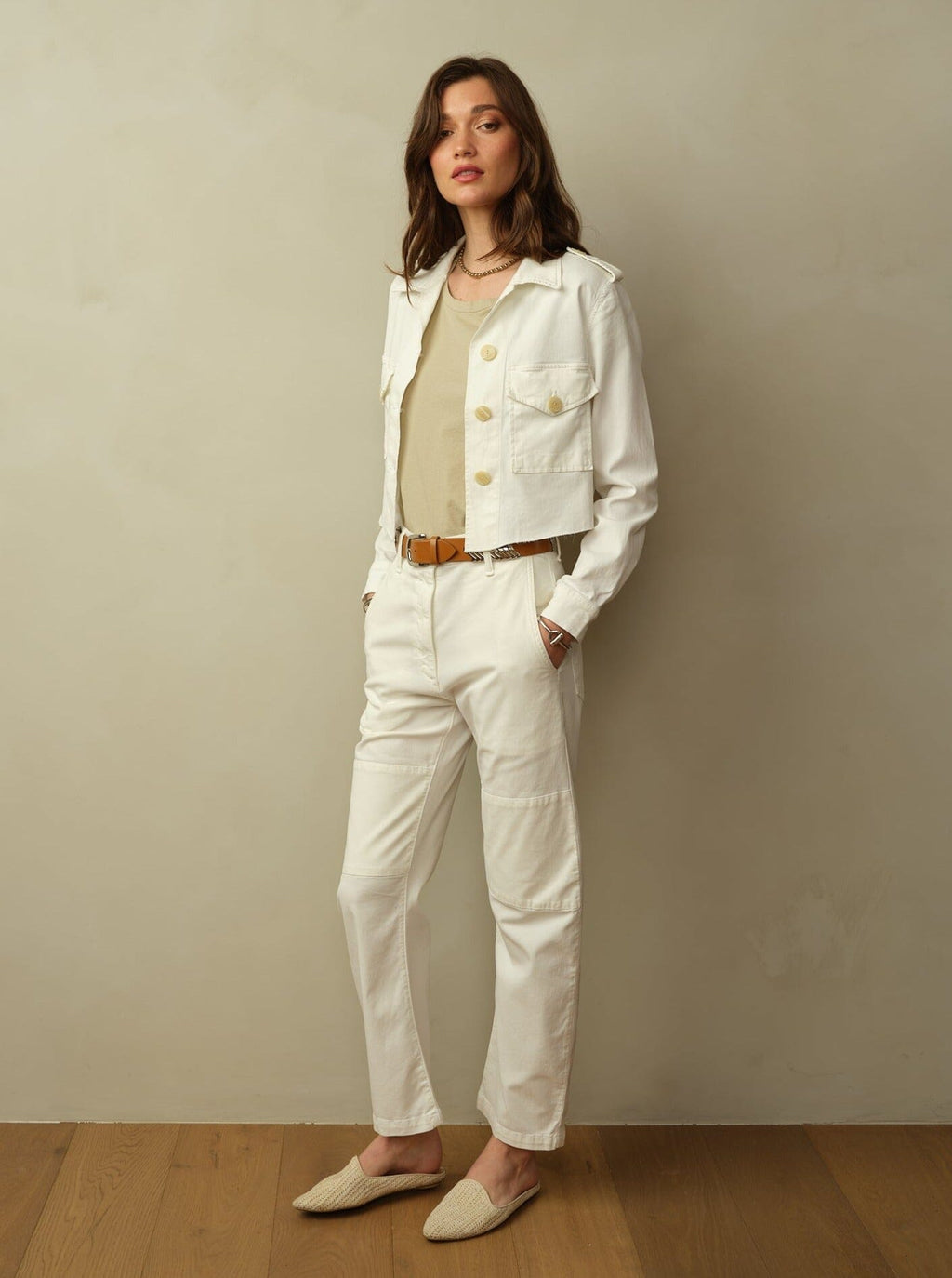 Cropped Blaven Jacket in Japanese Twill