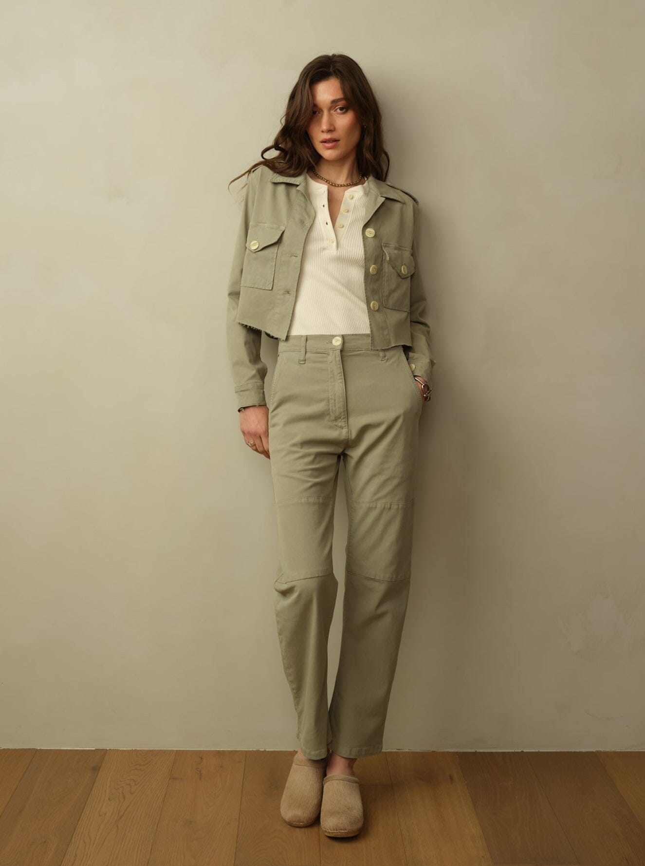 Cropped Blaven Jacket in Japanese Twill