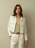 Cropped Blaven Jacket in Japanese Twill
