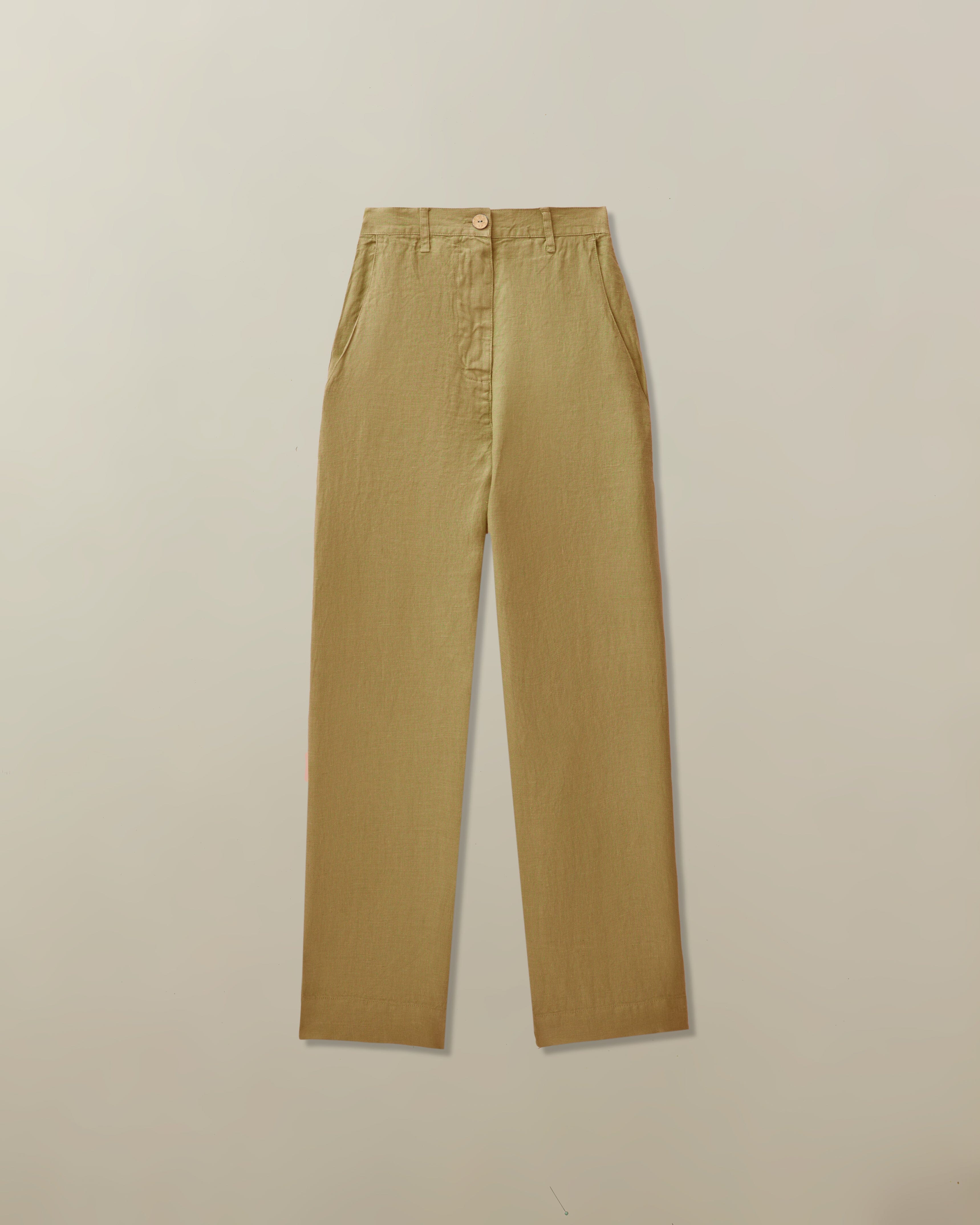 Mallorca Pant in Garment Dyed Linen