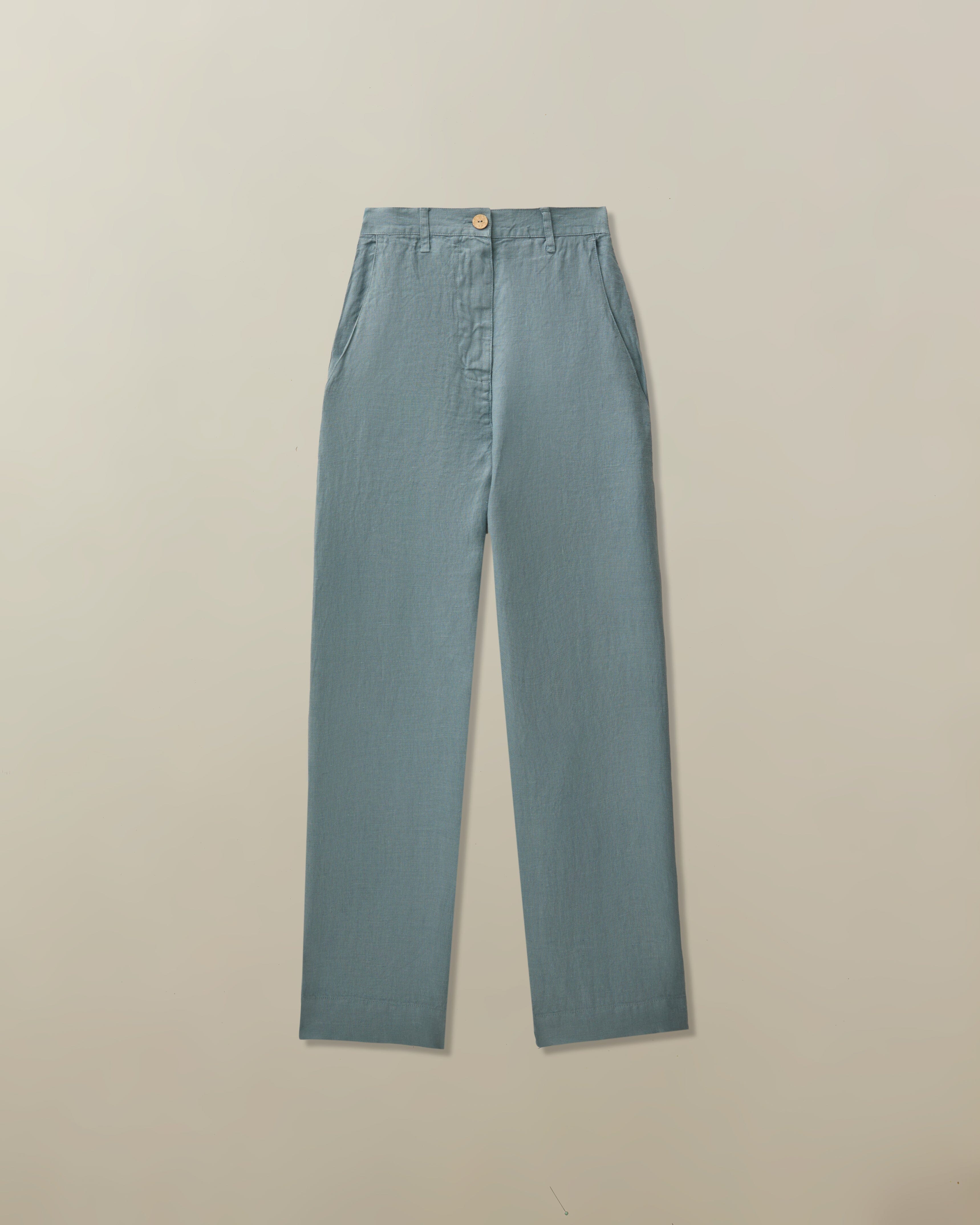 Mallorca Pant in Garment Dyed Linen