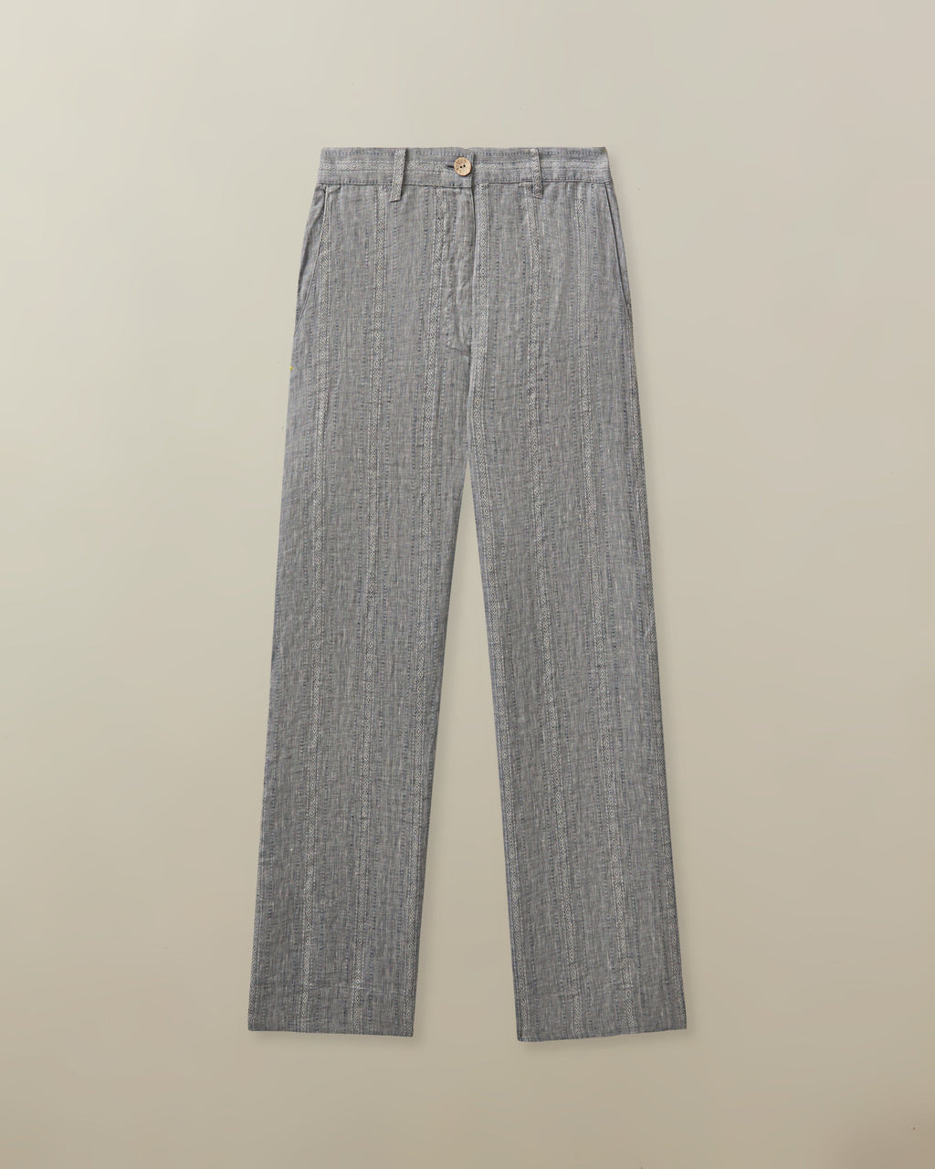 Mallorca Pant in Linen Jacquard