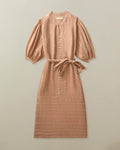 Marrakech Dress in Linen Jacquard