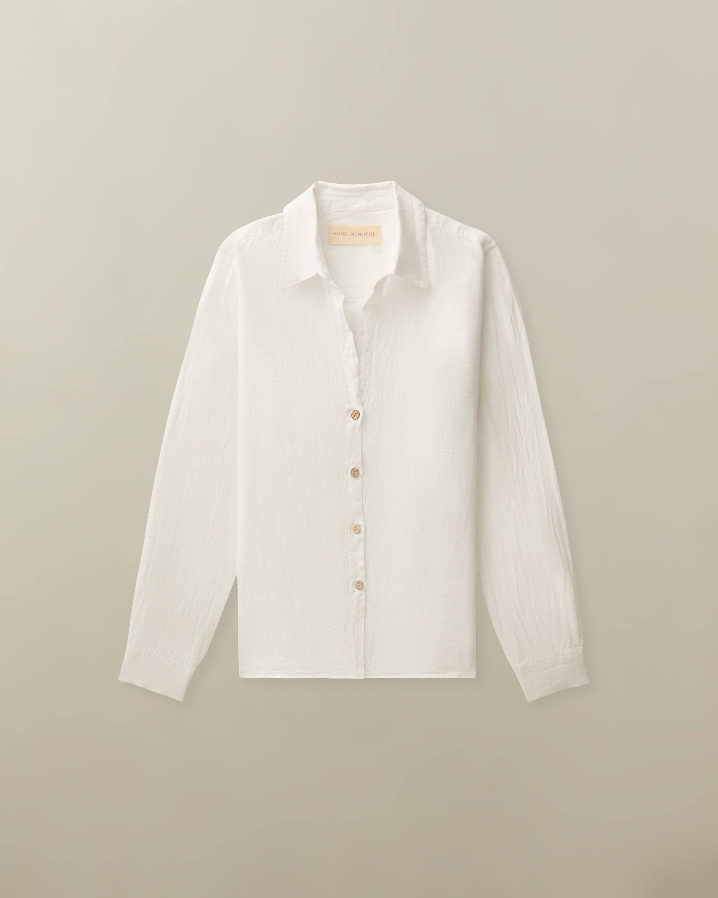 Mila Shirt in Garment Dyed Linen