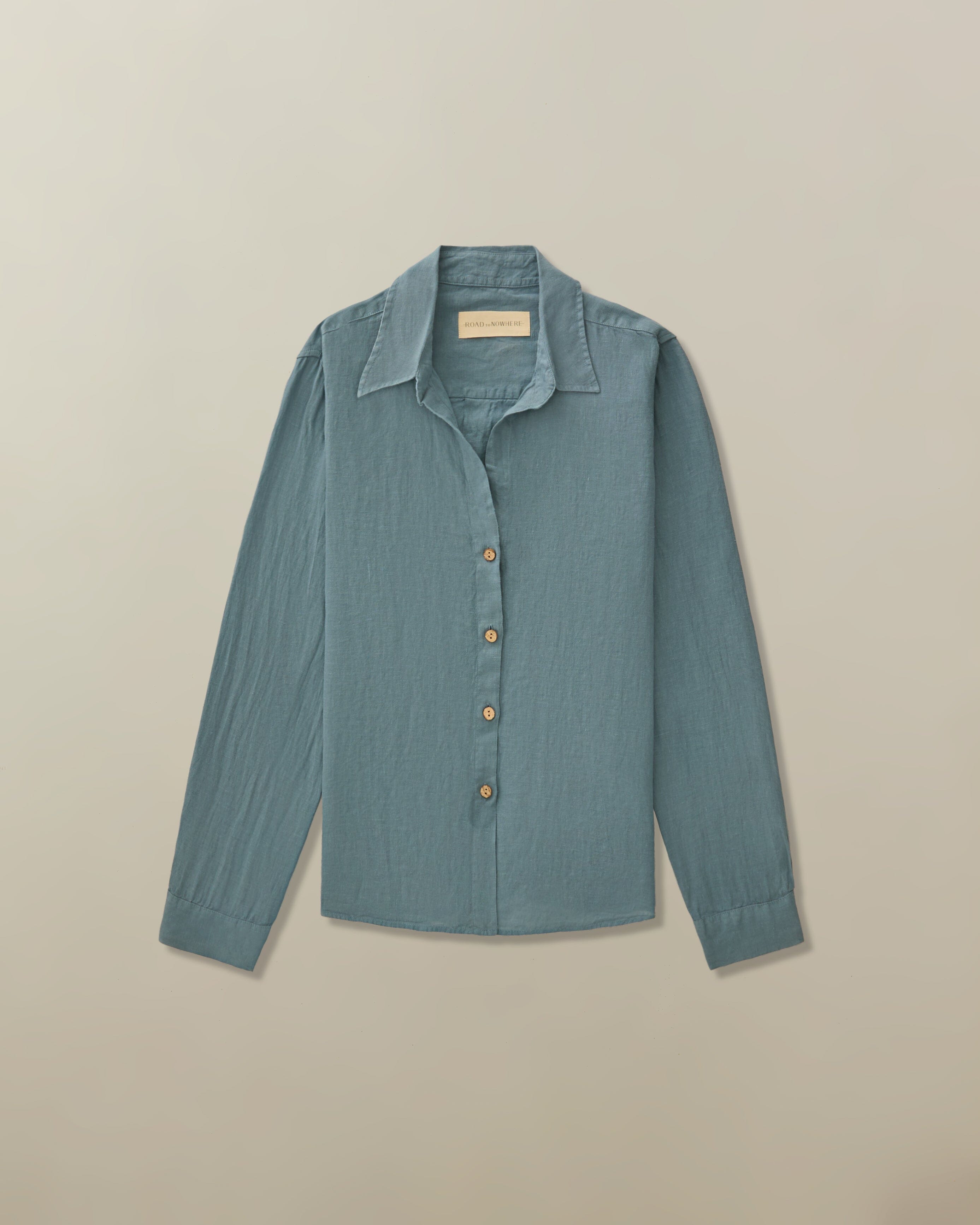 Mila Shirt in Garment Dyed Linen