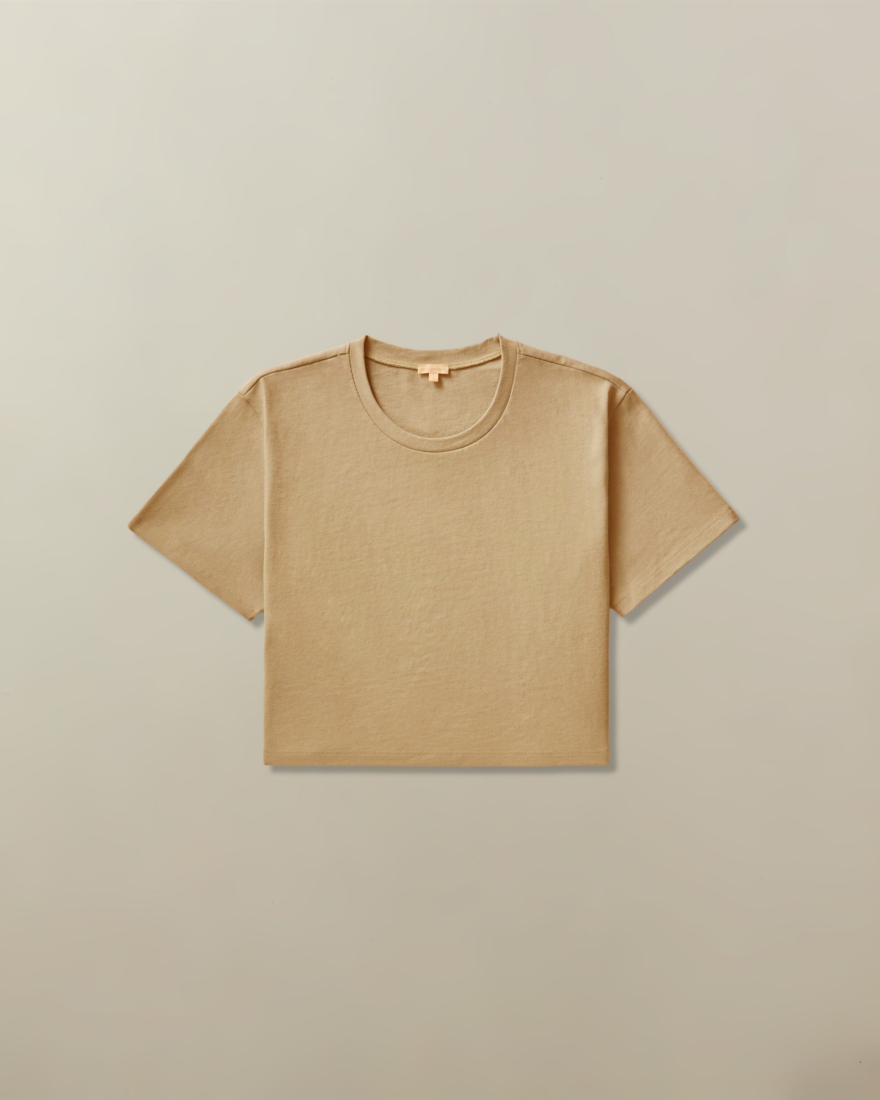 Nya Cropped Cotton Tee