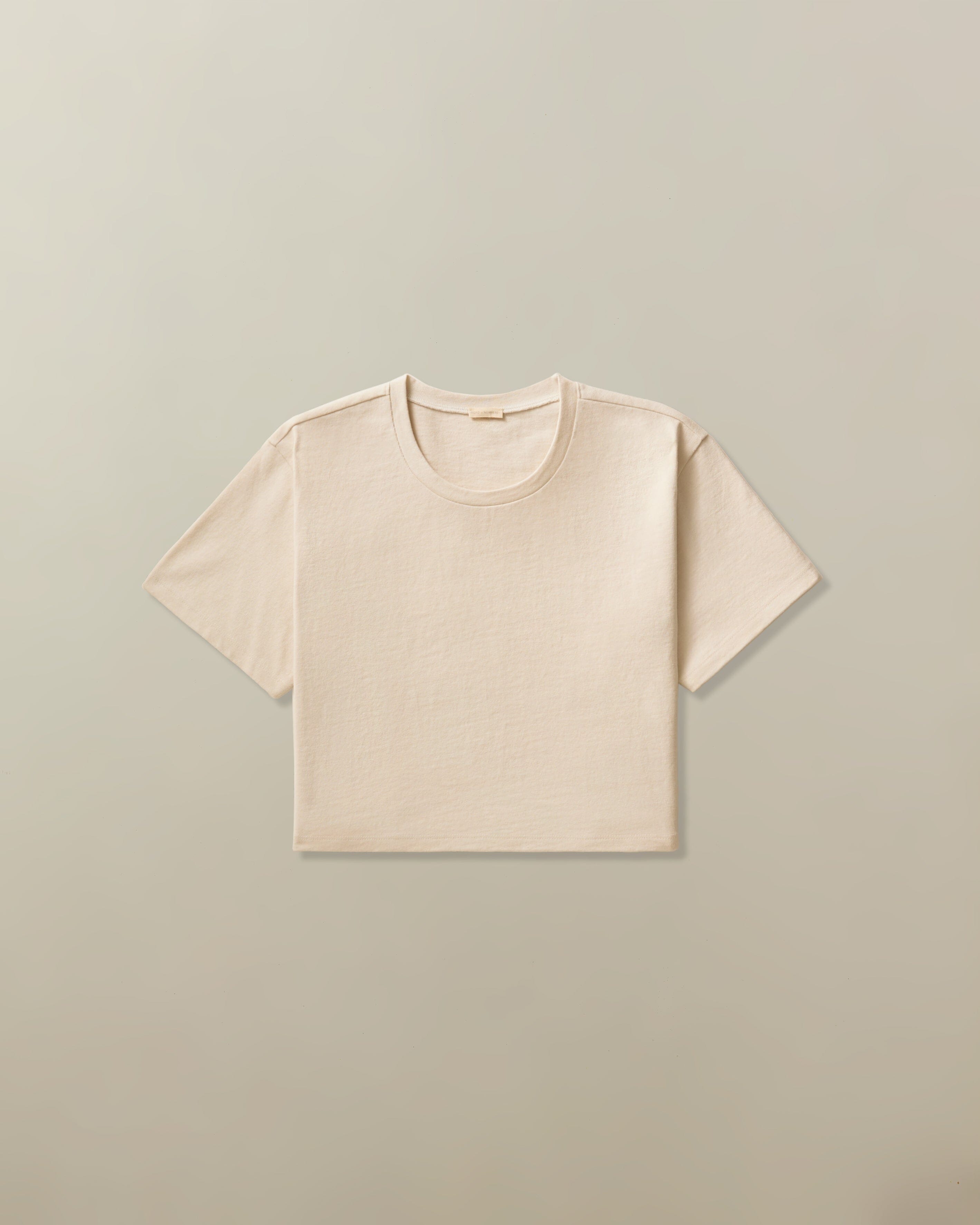 Nya Cropped Cotton Tee