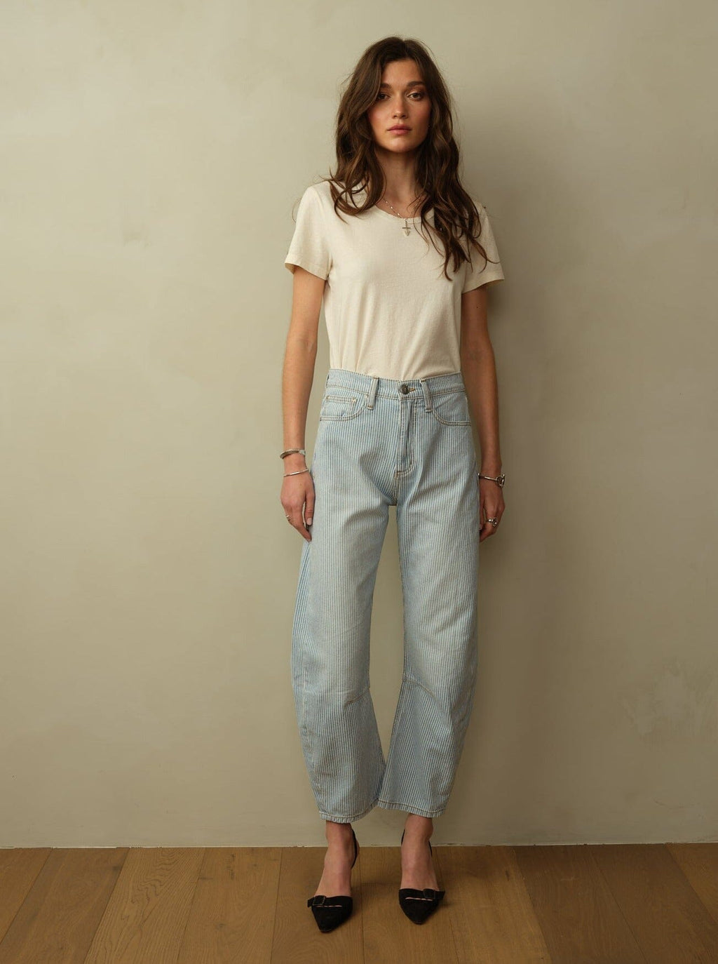 Pilon Pant in Railroad Stripe