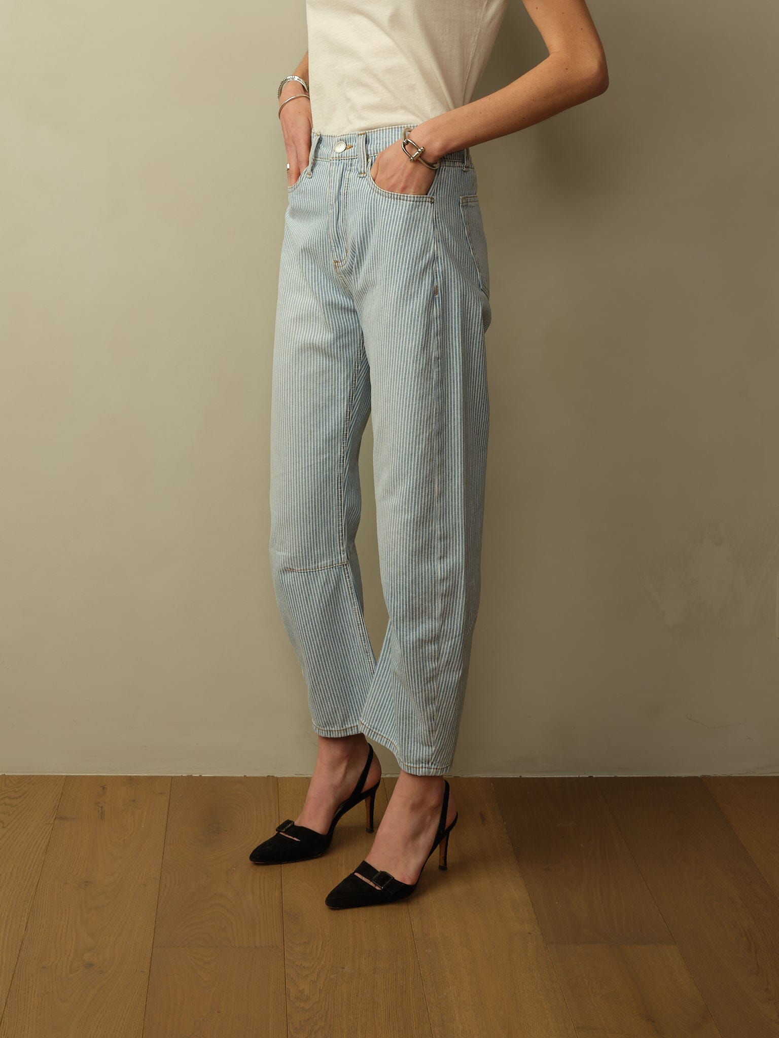 Pilon Pant in Railroad Stripe