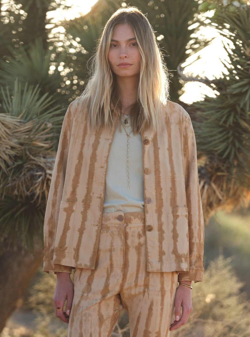 Santos Jacket in Shibori