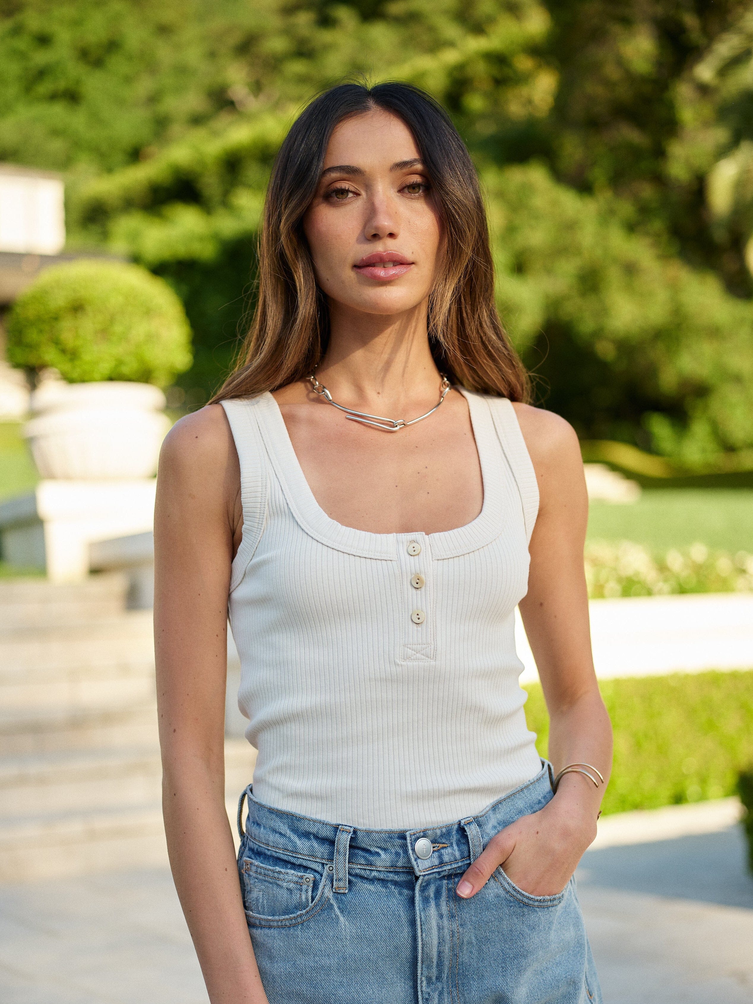 Todos Tank Top in Rib Knit